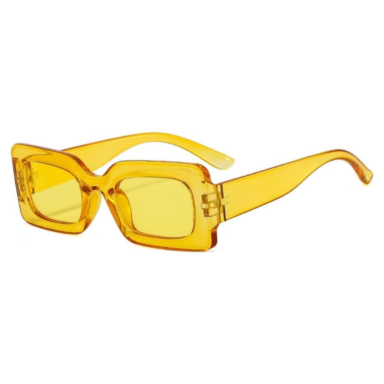 Gafas de sol rectangulares IKANOO caramelo Y2K para mujer
