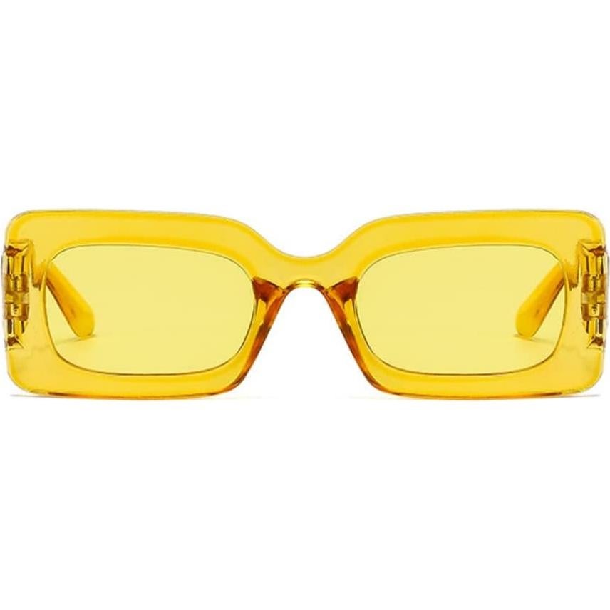 Gafas de sol rectangulares IKANOO caramelo Y2K para mujer