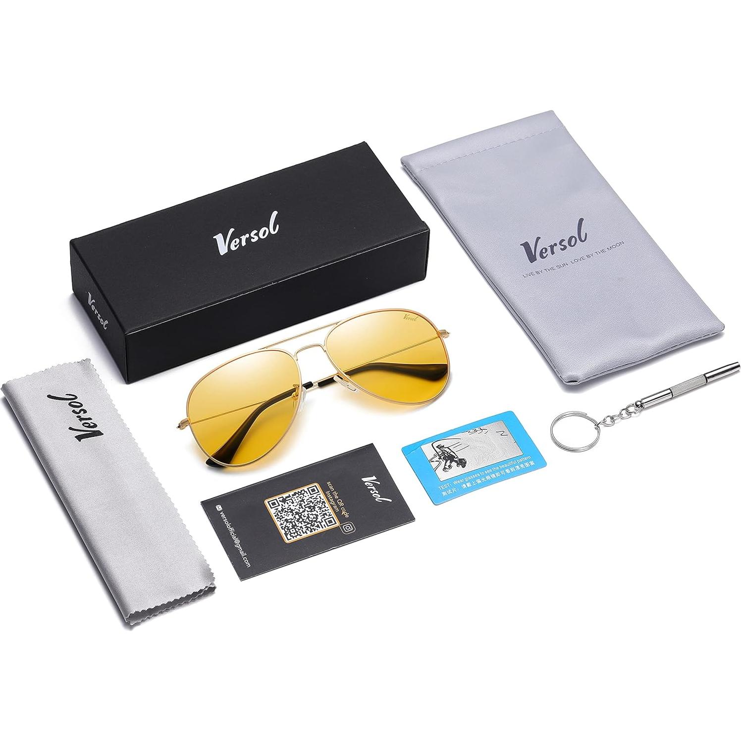 Gafas de sol aviador Versol polarizadas UV400 unisex