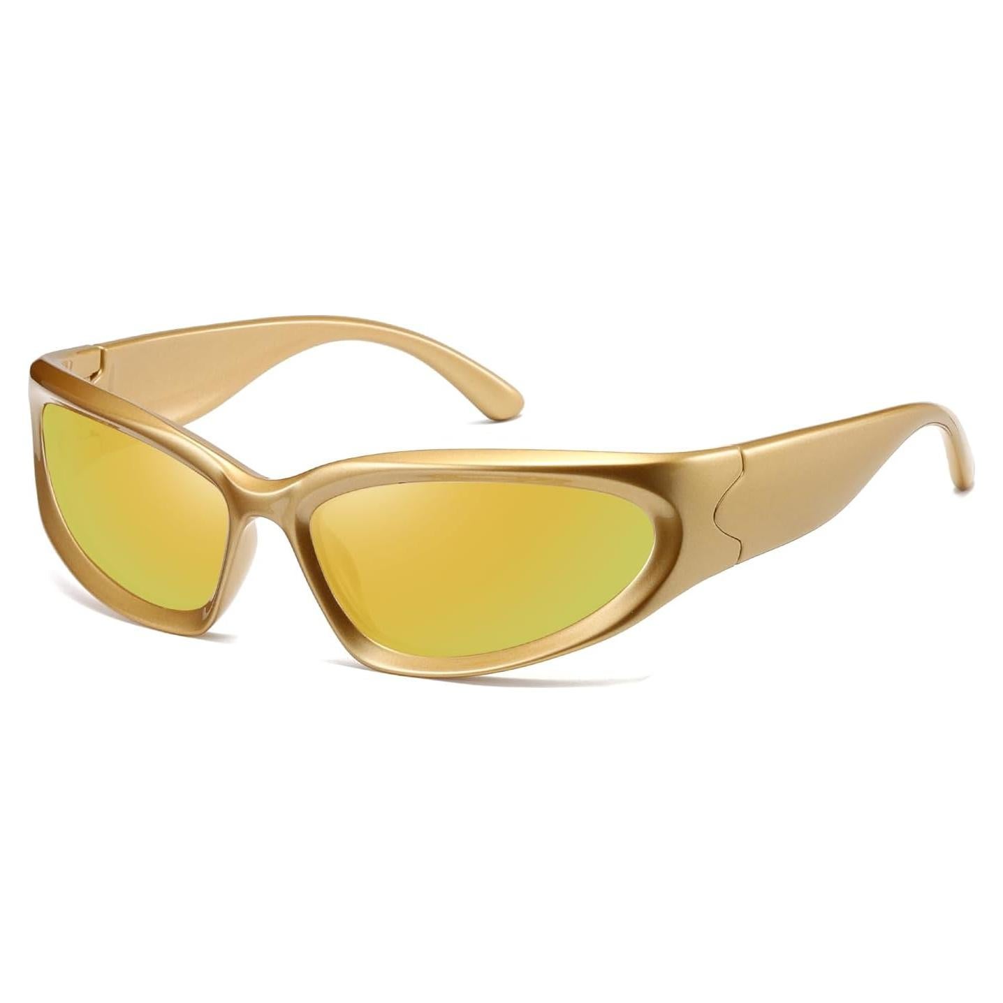 Gafas de Sol Polarizadas KIMORN Envolventes Amarillas