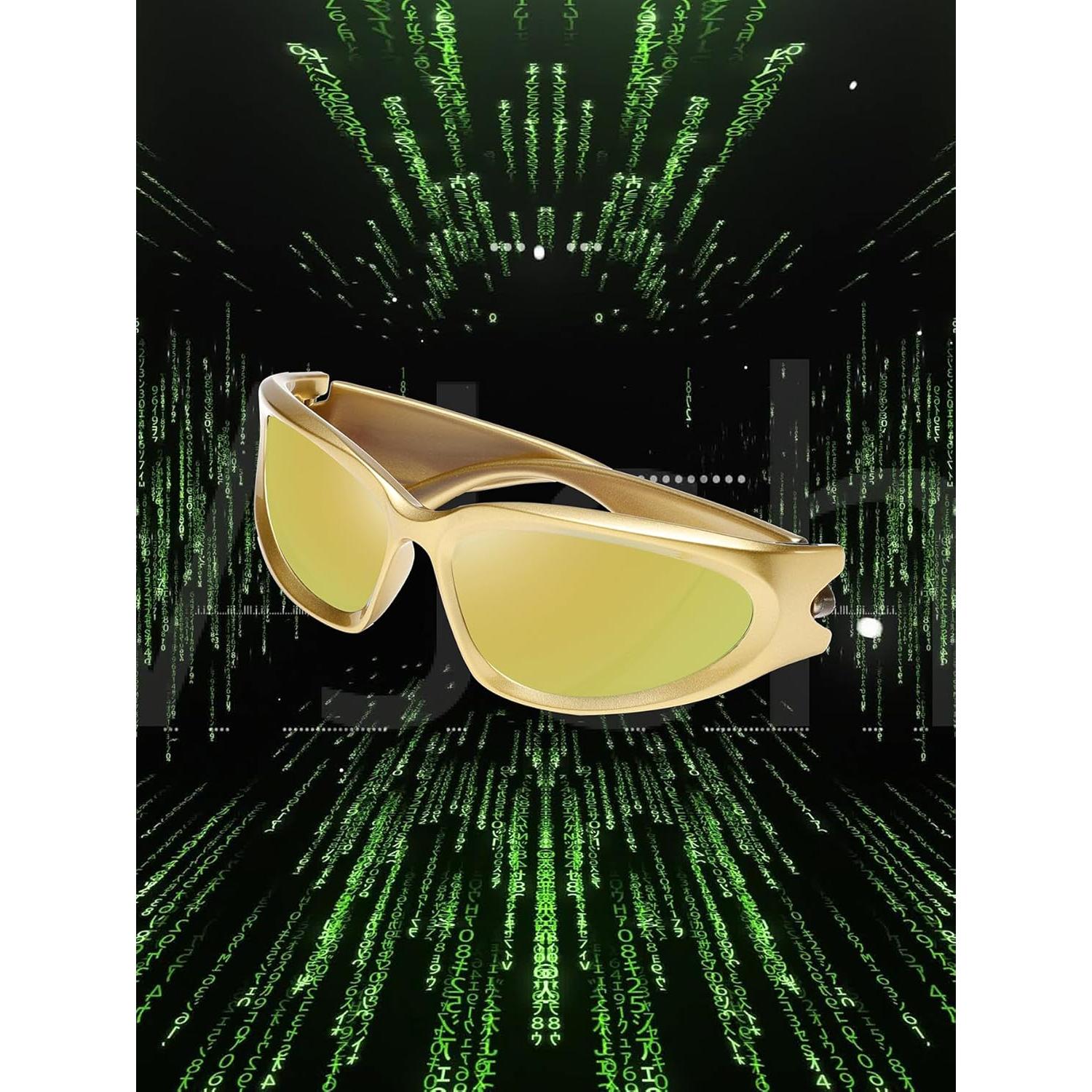 Gafas de Sol Polarizadas KIMORN Envolventes Amarillas