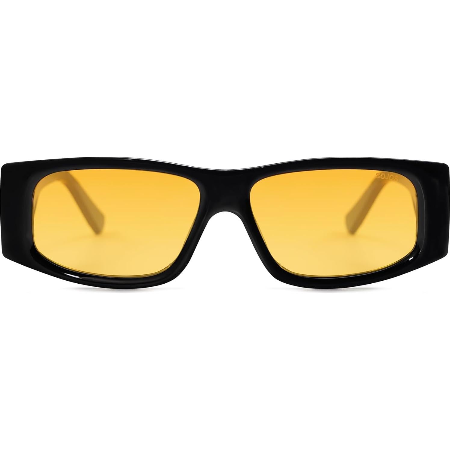 Gafas de sol polarizadas SOJOS Y2K rectangulares UV400