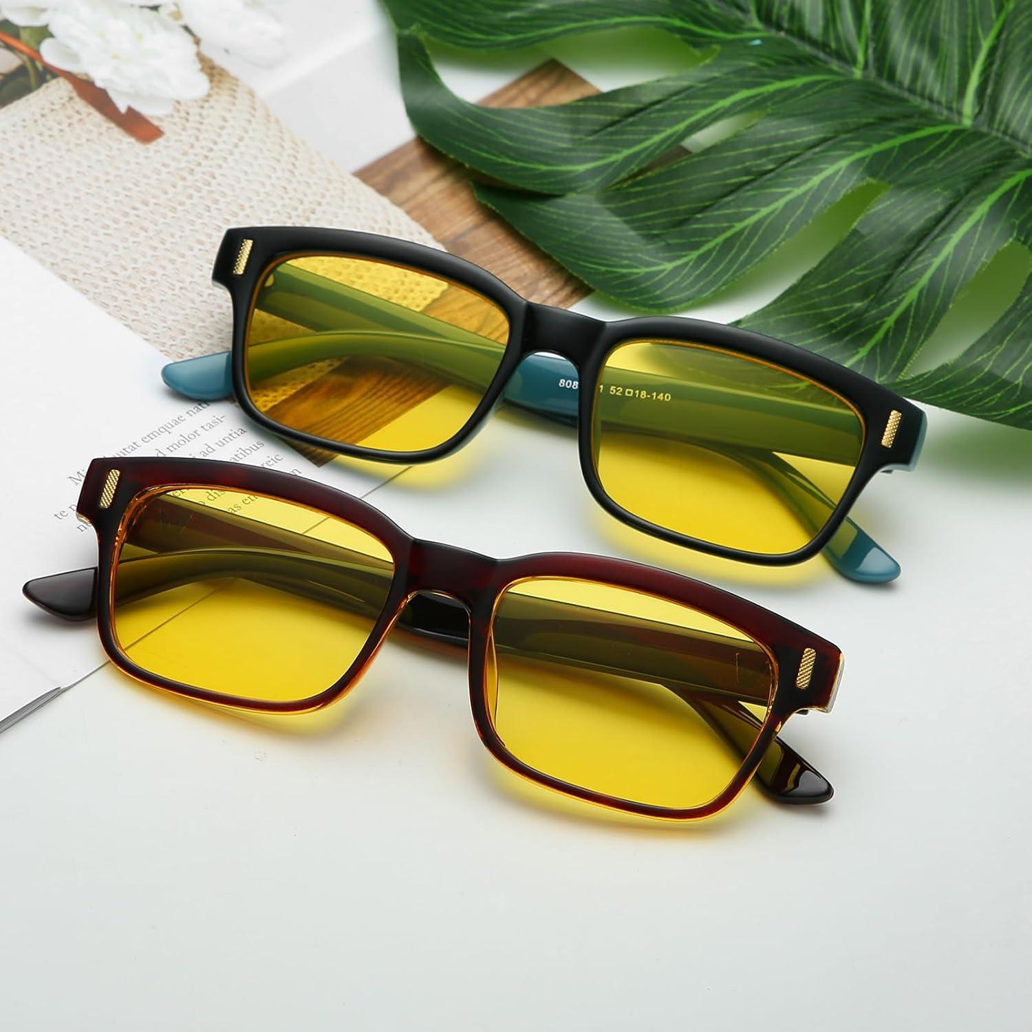 Gafas de Visión Nocturna CARFIA Antirreflejo Amarillo