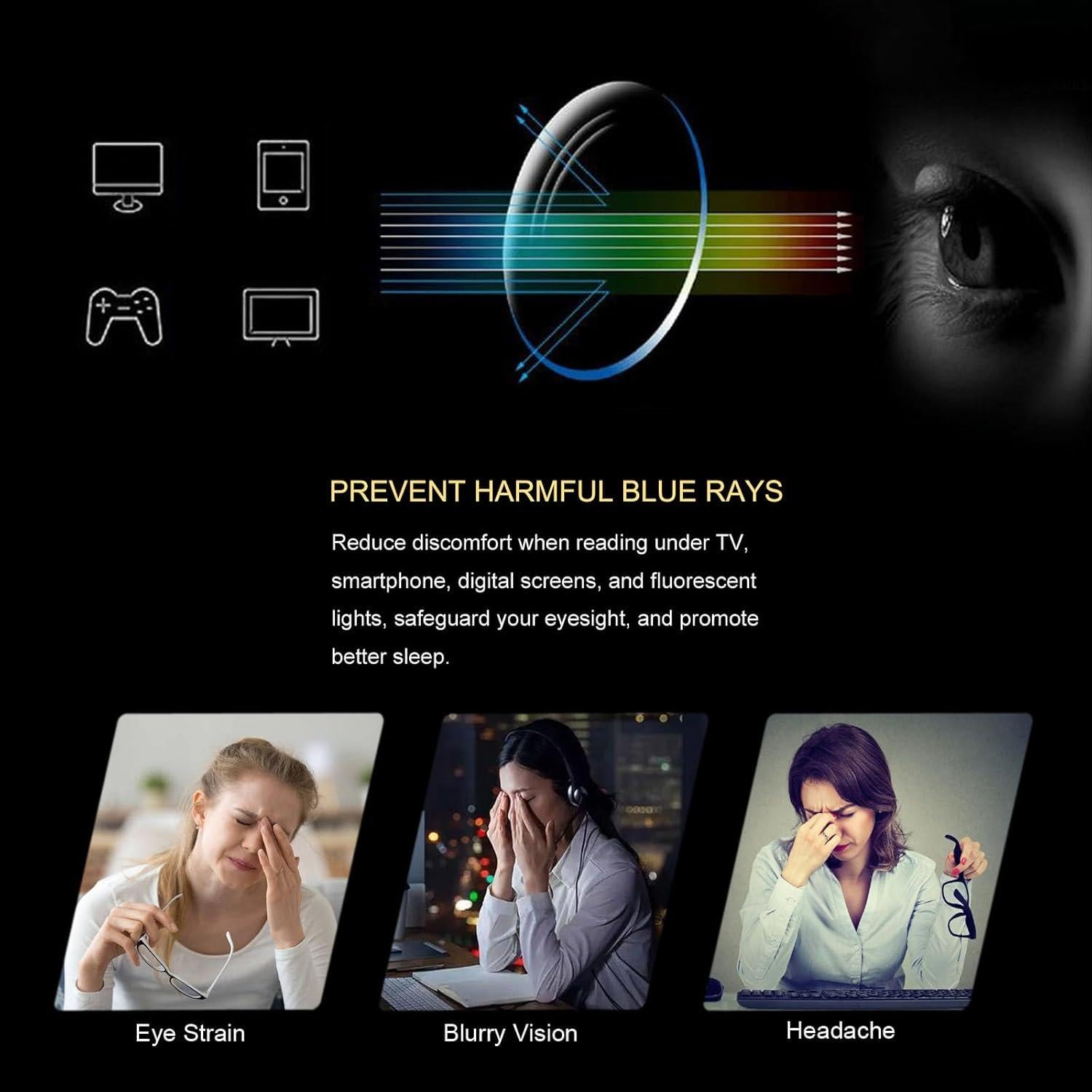 Gafas Anti-Luz Azul BAILILAI Modelo 17131S Verde-C2