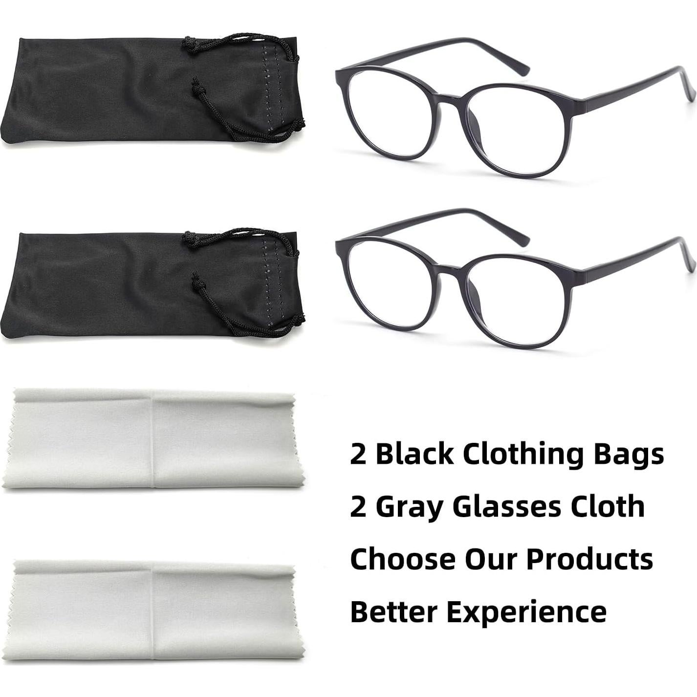 Gafas Bloqueo Luz Azul Foxmook Redondas Anti Fatiga Ocular