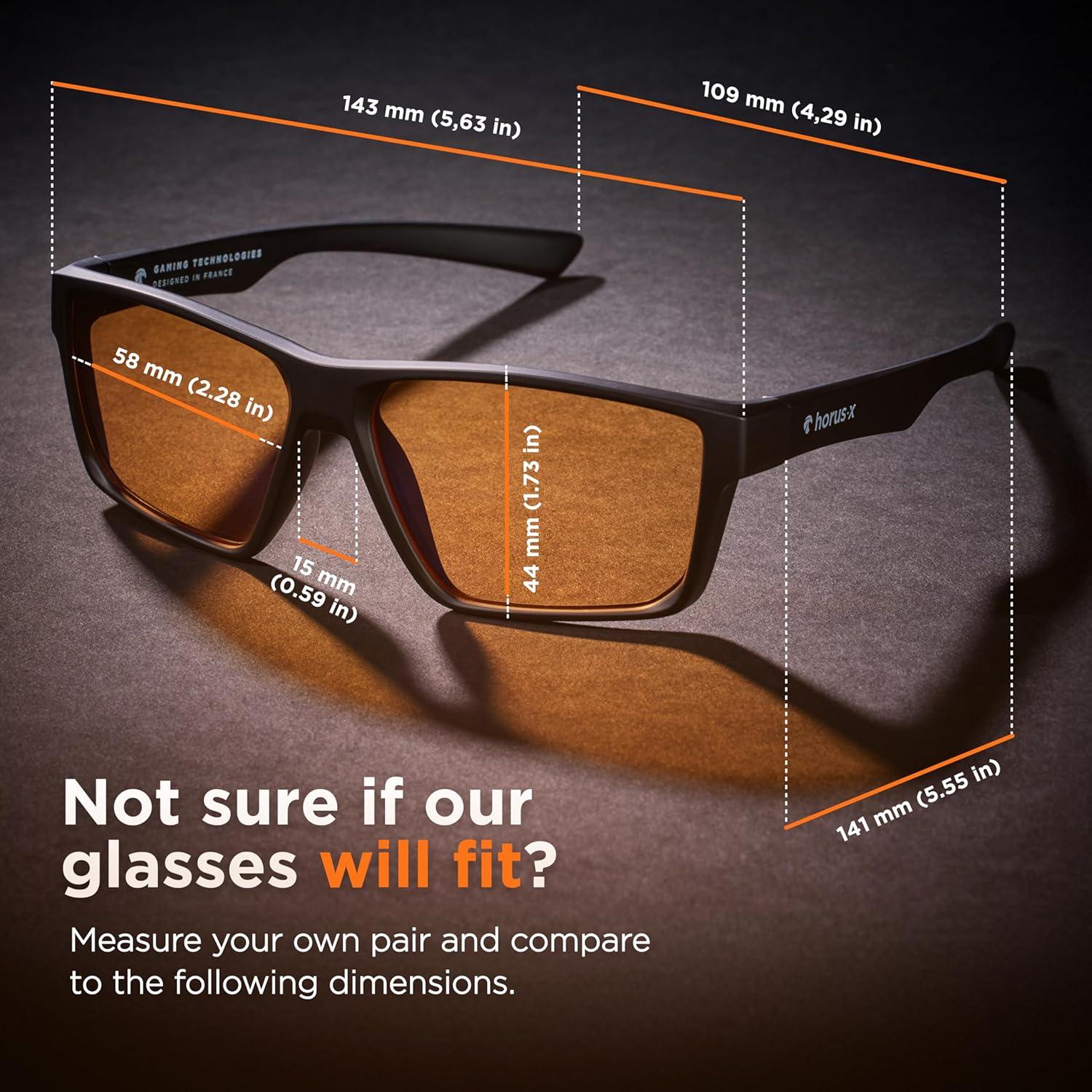 Gafas de Juego Horus X Ámbar - Protección Luz Azul UV400