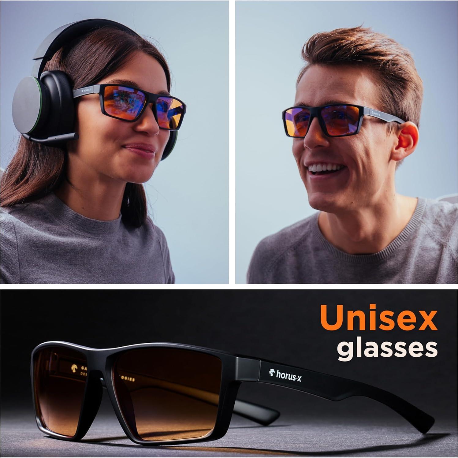 Gafas de Juego Horus X Ámbar - Protección Luz Azul UV400