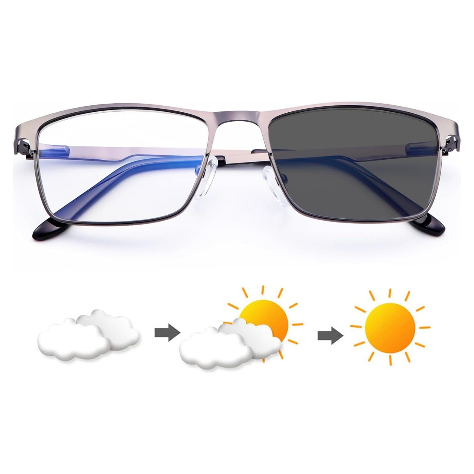 Gafas Anti Luz Azul YIMI para Hombres Fotocromáticas