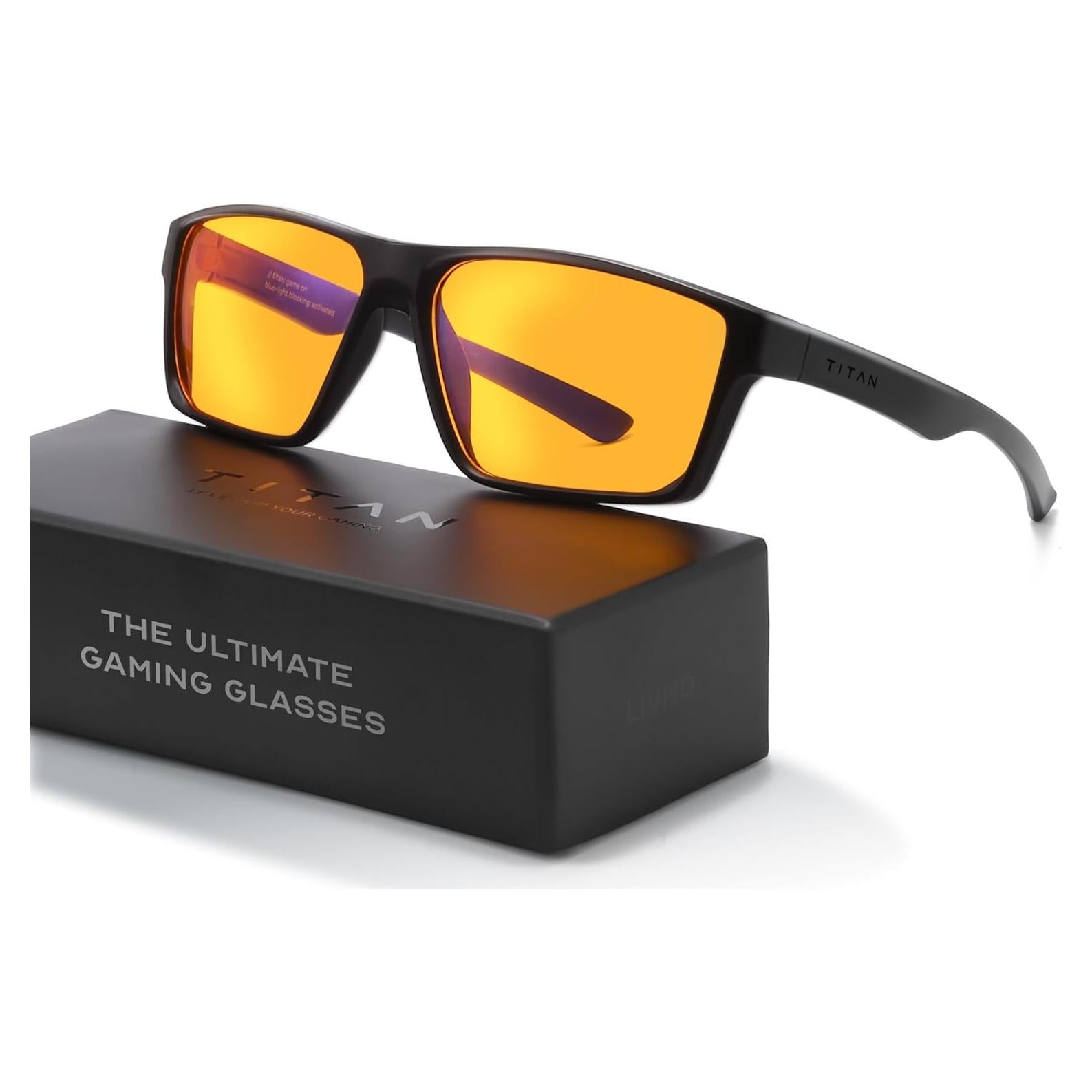 Gafas Gaming Titan UV400 Anti Luz Azul para Hombres