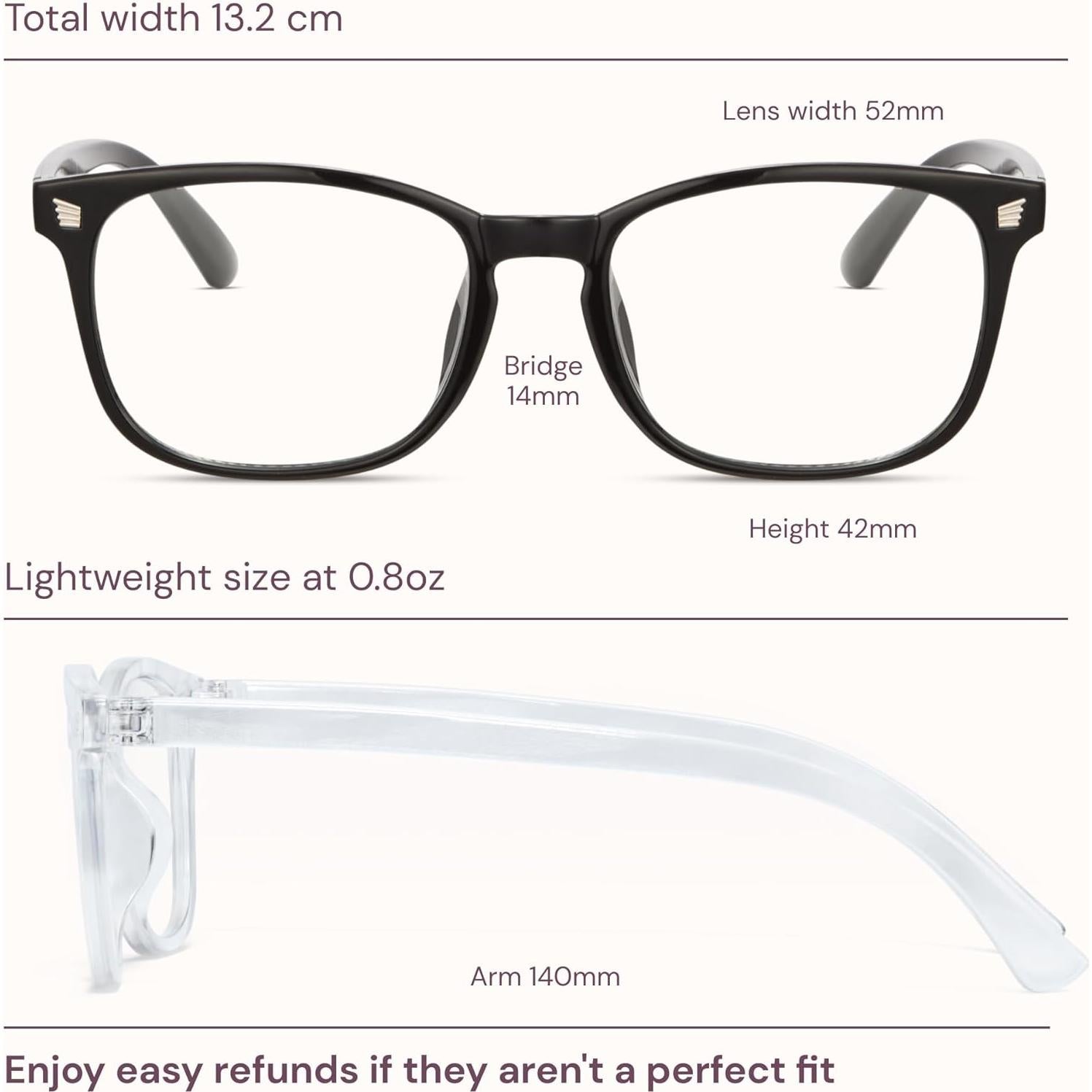 Gafas Bloqueadoras de Luz Azul - Moda Cuadrada UV400