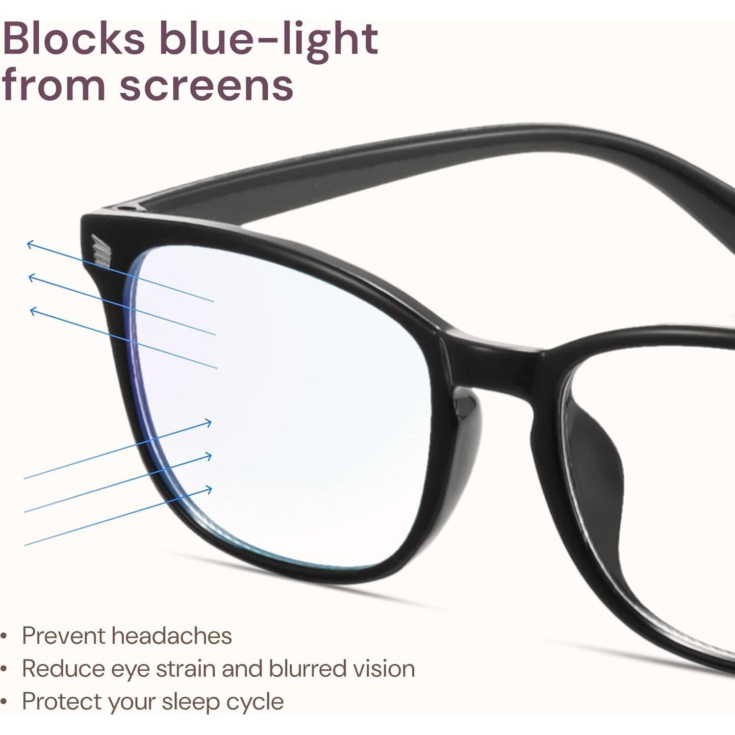 Gafas Bloqueadoras de Luz Azul - Moda Cuadrada UV400