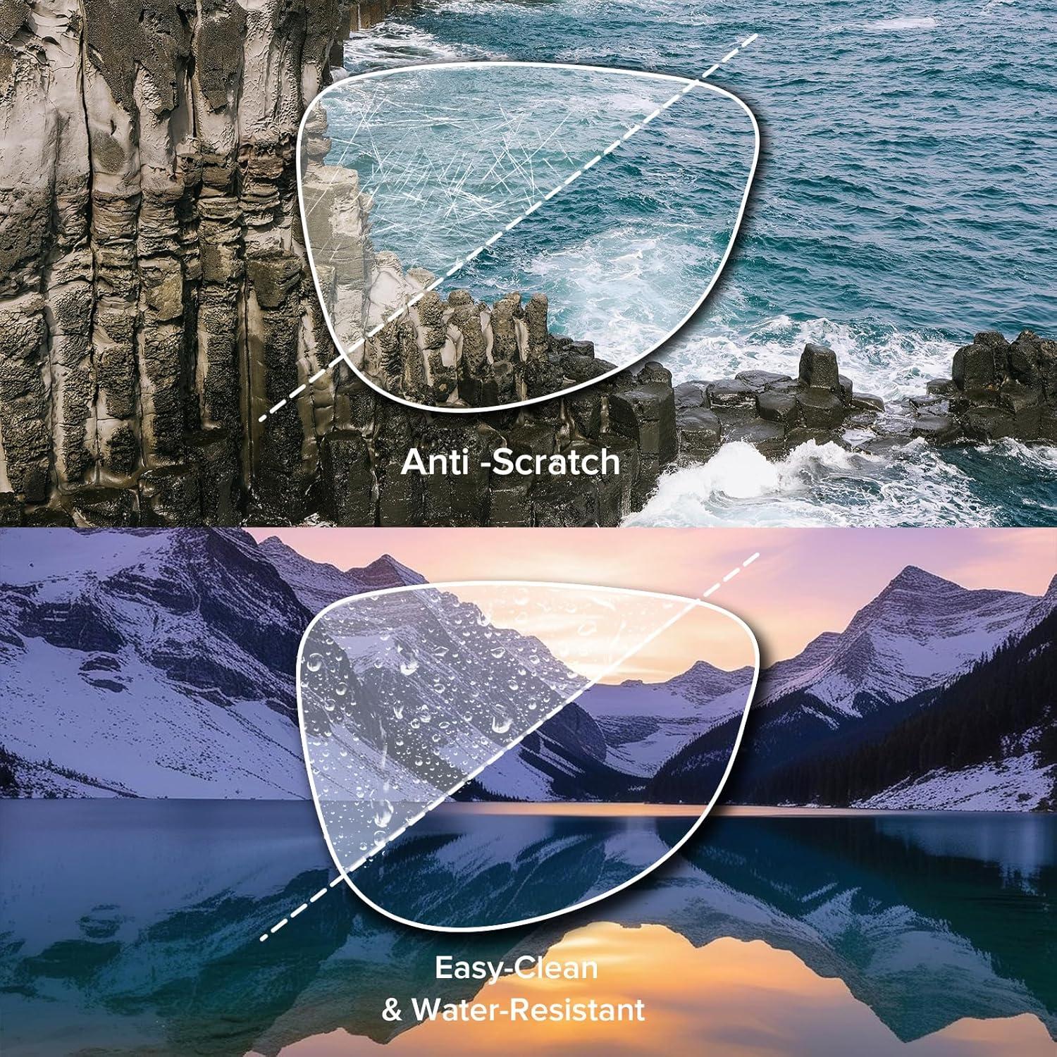 Gafas HOKETOP bloqueadoras luz azul para hombres - UV400