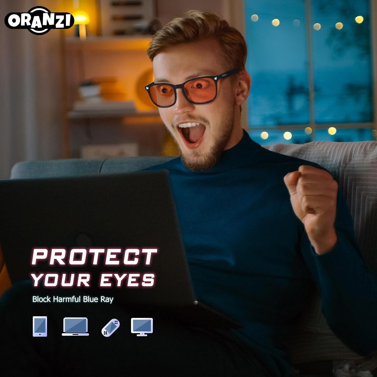 Gafas Anti Luz Azul ORANZI OG01 - Protección UV y Comodidad