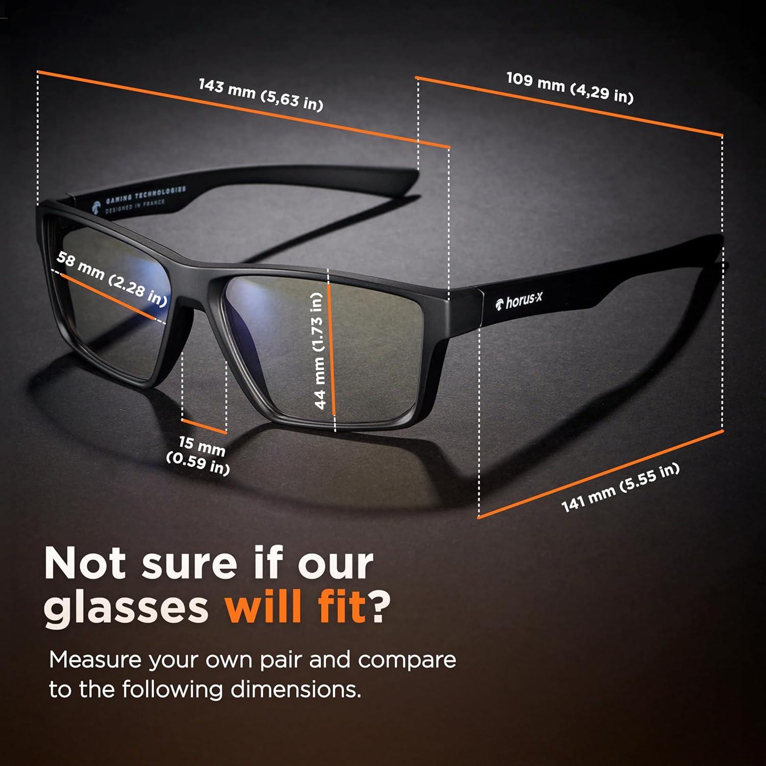 Gafas de Juego Horus X | Bloqueo Luz Azul | Transparente