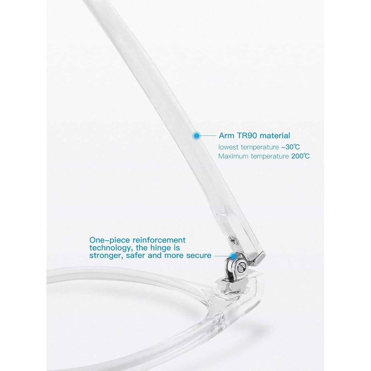 Gafas bloqueadoras luz azul CNLO, UV400, montura ligera