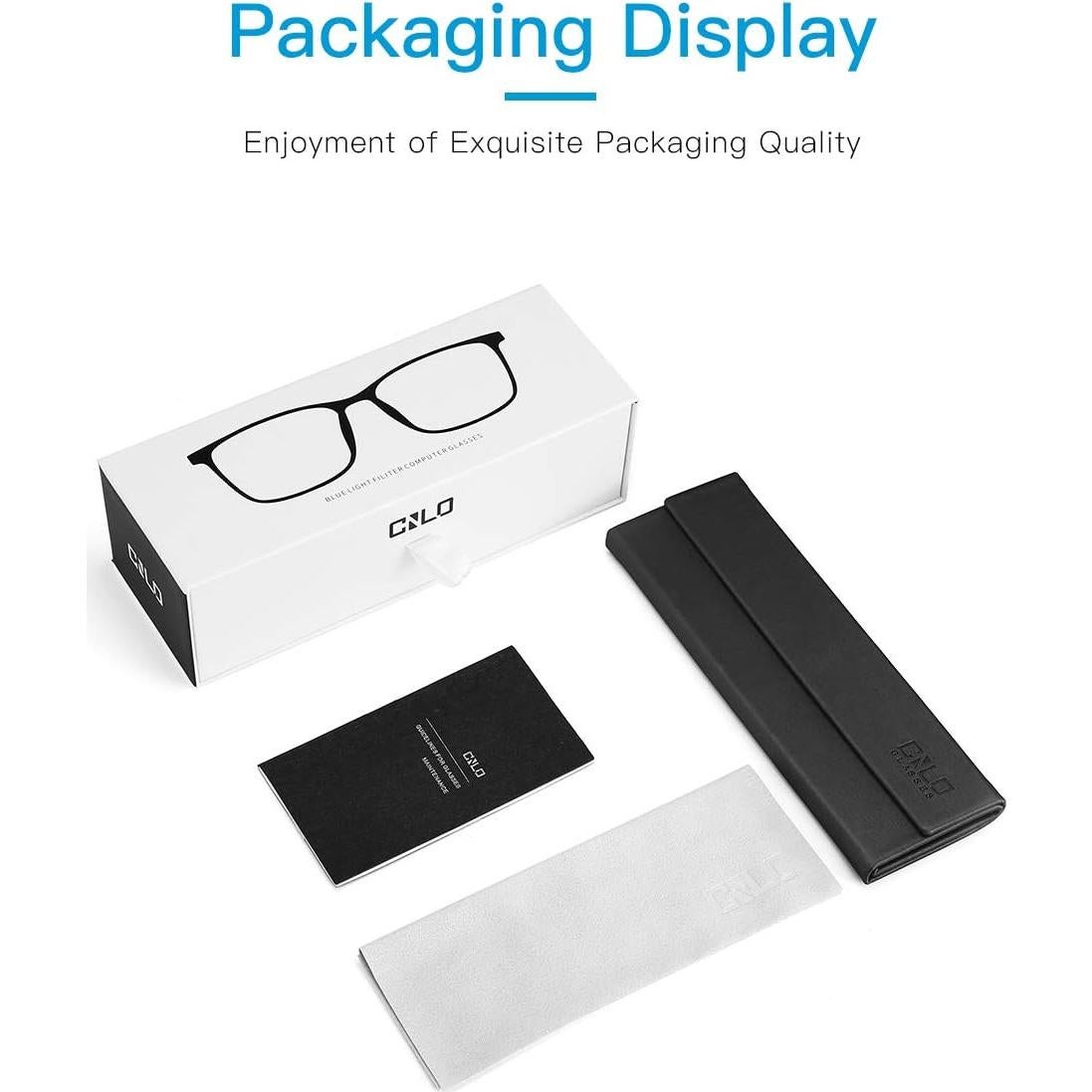 Gafas bloqueadoras luz azul CNLO, UV400, montura ligera