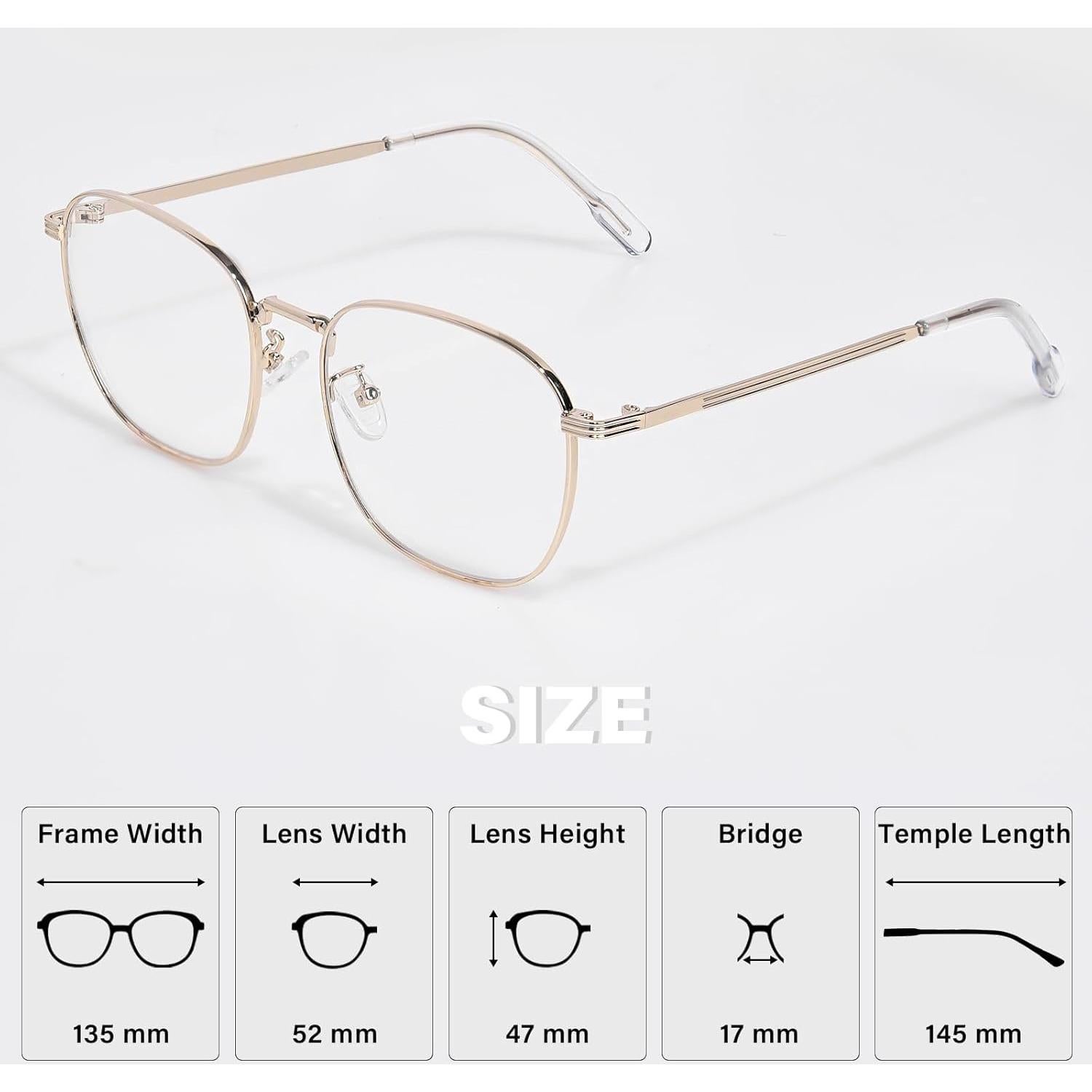 Gafas OPTOFENDY Metal Anti-Luz Azul para Ojos Cansados