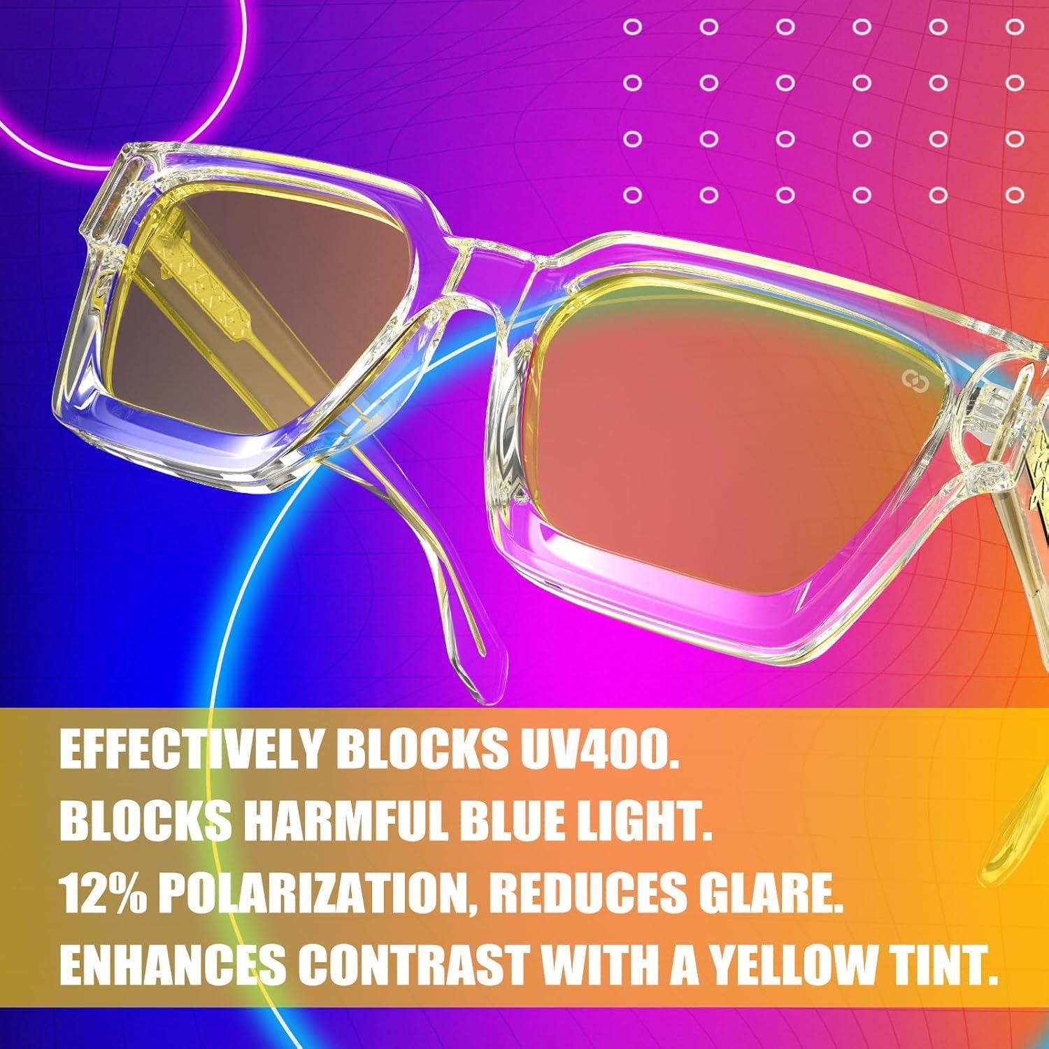 Gafas Gamer VISOONE Filtro Luz Azul Anti-Fatiga Transparente