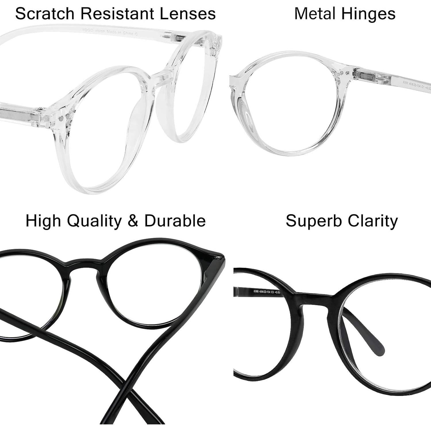 Gafas bloqueadoras luz azul Yogo Vision UV400 unisex 2 piezas