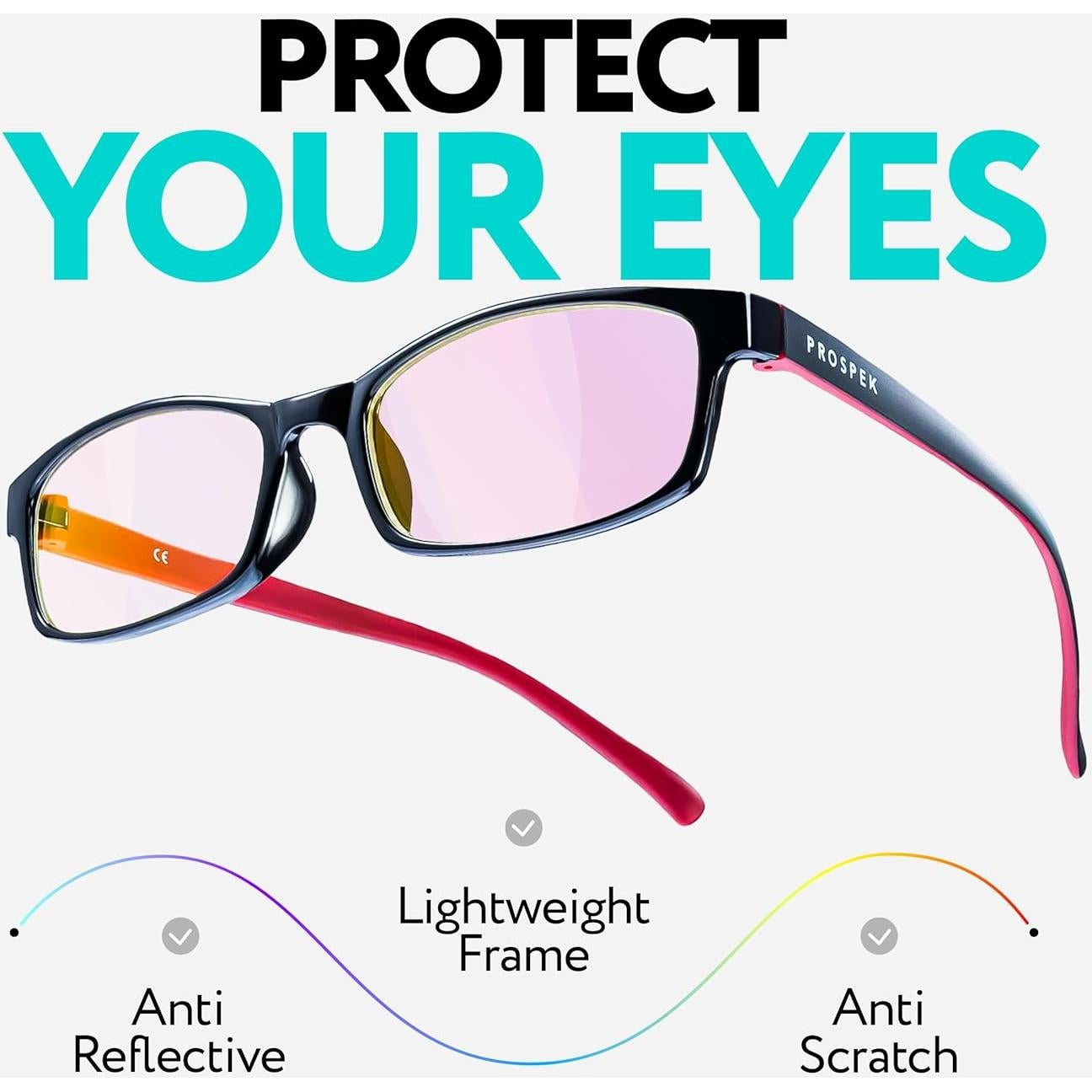 Gafas de lectura Prospek 2.5 Dioptrías con luz azul