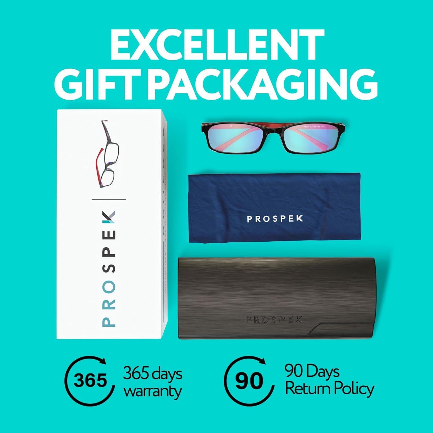 Gafas de lectura Prospek 2.5 Dioptrías con luz azul