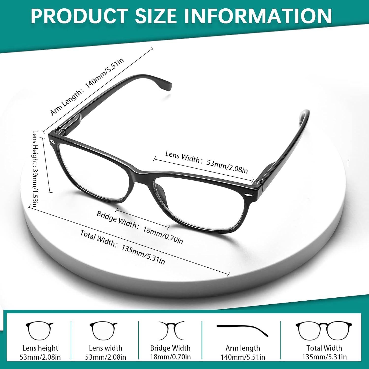 Gafas de Lectura Progresivas VIDEBLA 3 Paquete Multifocales