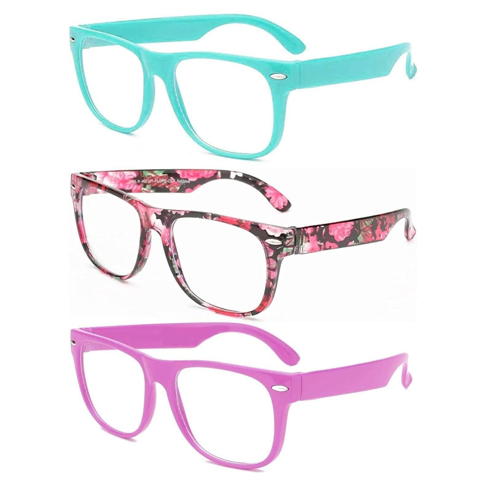 Gafas de Luz Azul OWL para Niños 3 Pcs Anti Rayos Azules