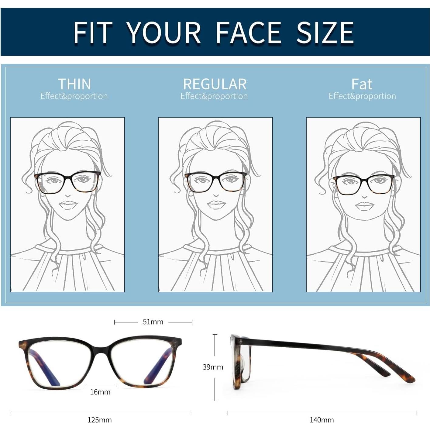 Gafas de lectura BLUEMOKY 3 pack con bloqueo luz azul