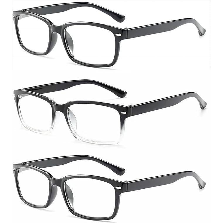 Paquete 3 Gafas de Lectura CVVTSPE Anti-Luz Azul Unisex