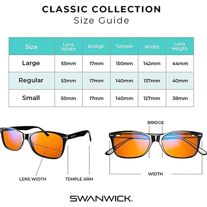 Gafas bloqueadoras de luz azul Swanwick Night Swannies