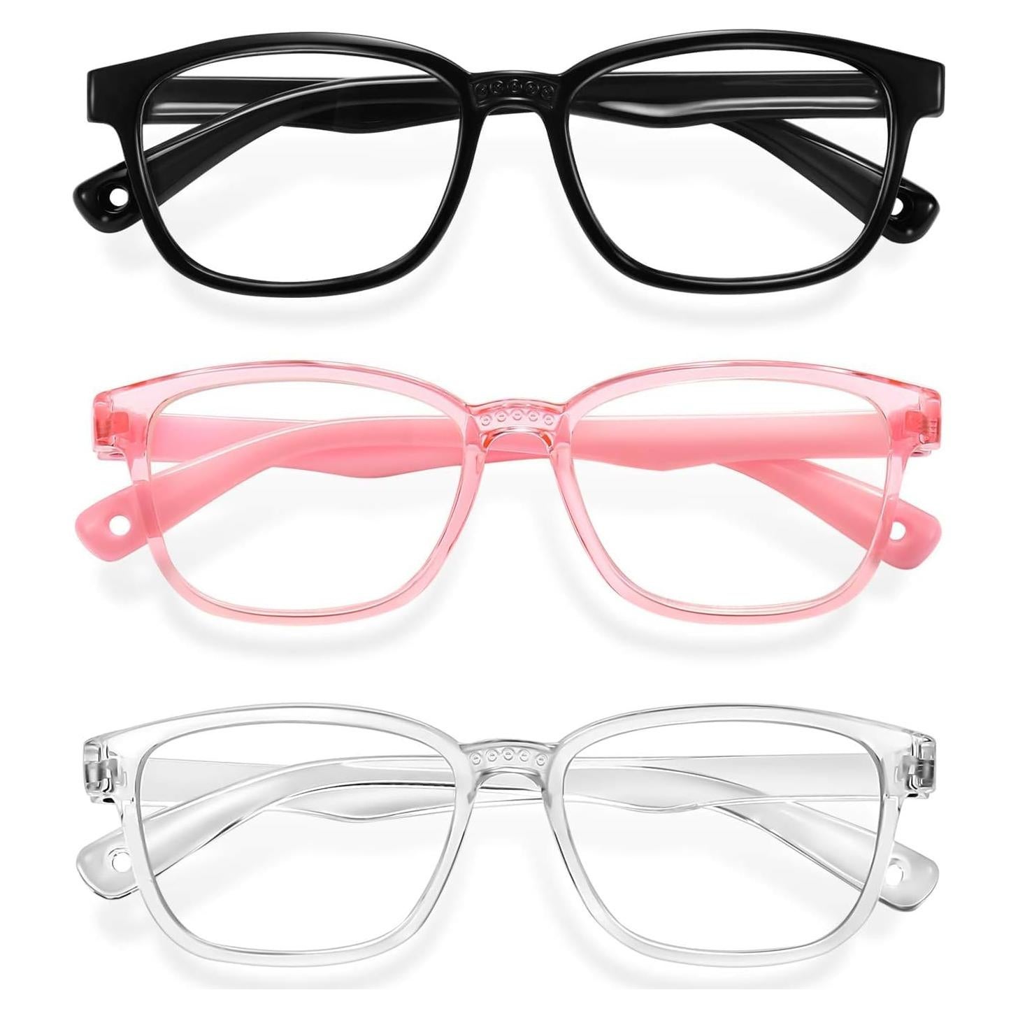 Gafas de luz azul Okany para niños 3 paquetes protección UV