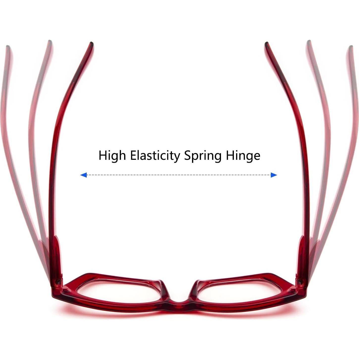 Gafas de lectura REAVEE para mujeres, bloqueo luz azul, 6 colores