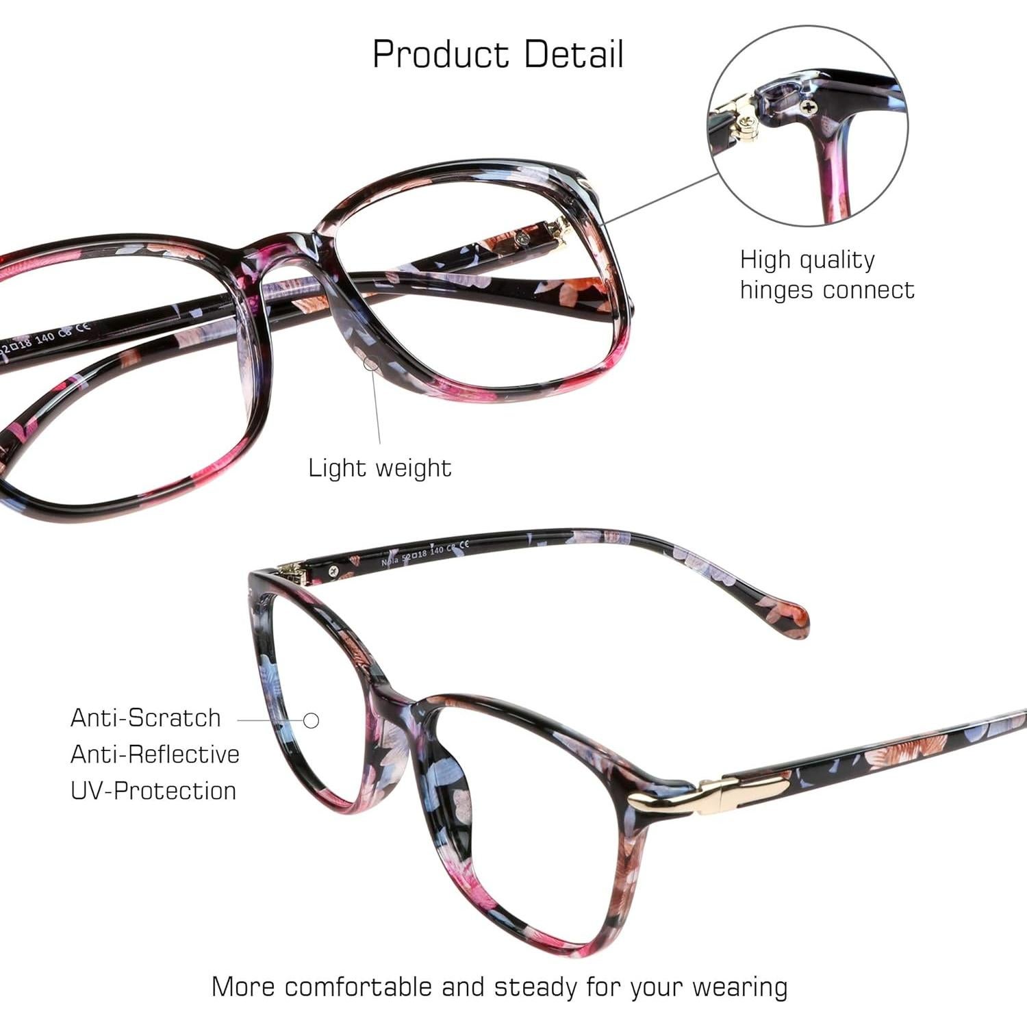 Gafas bloqueadoras de luz azul VisionGlobal modelo Nola rosa