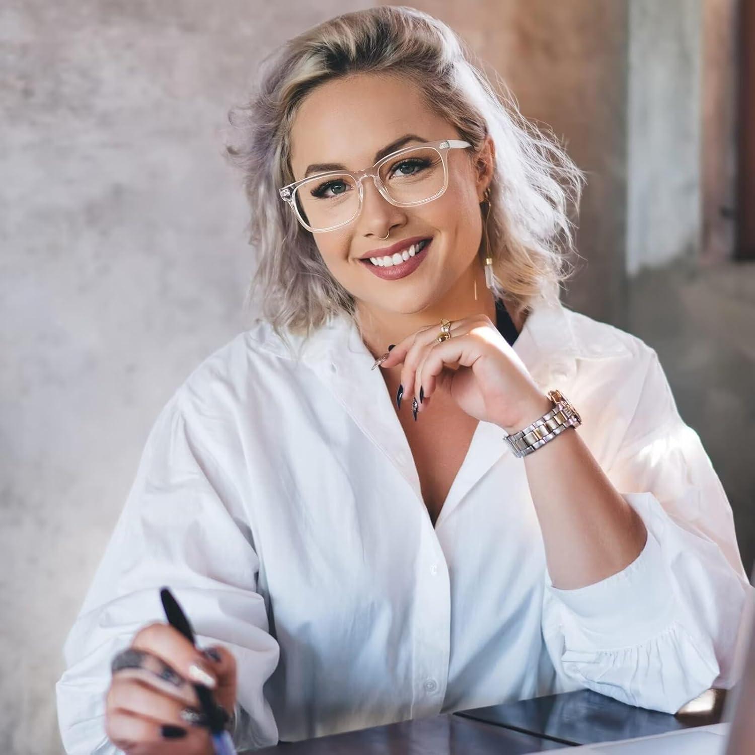 Gafas de lectura ligeras UV400 para hombres y mujeres