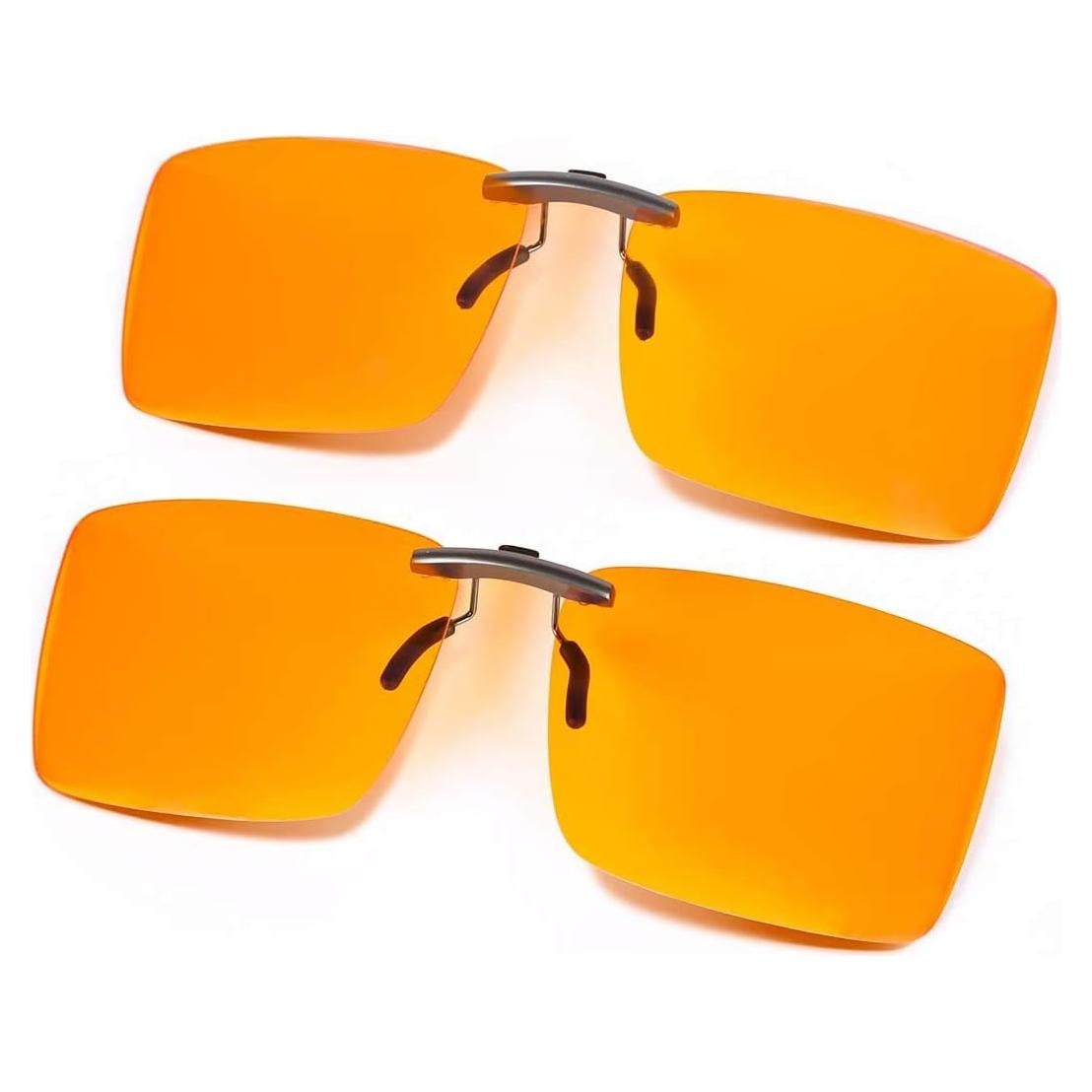 Gafas Clip-on FONHCOO Anti Luz Azul UV400 2 Piezas