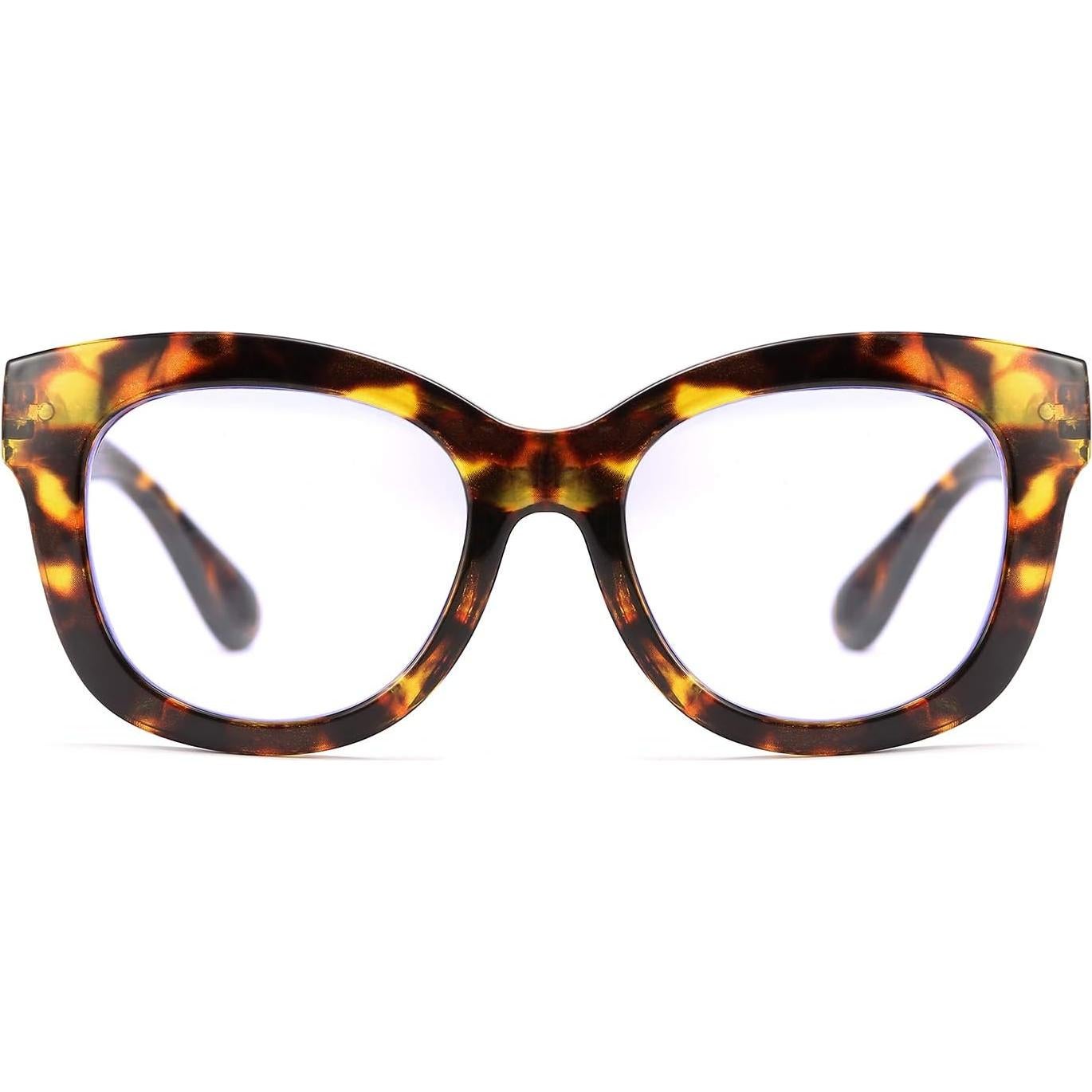 Gafas de Lectura FEISEDY Cuadradas con Lentes Anti-Luz Azul