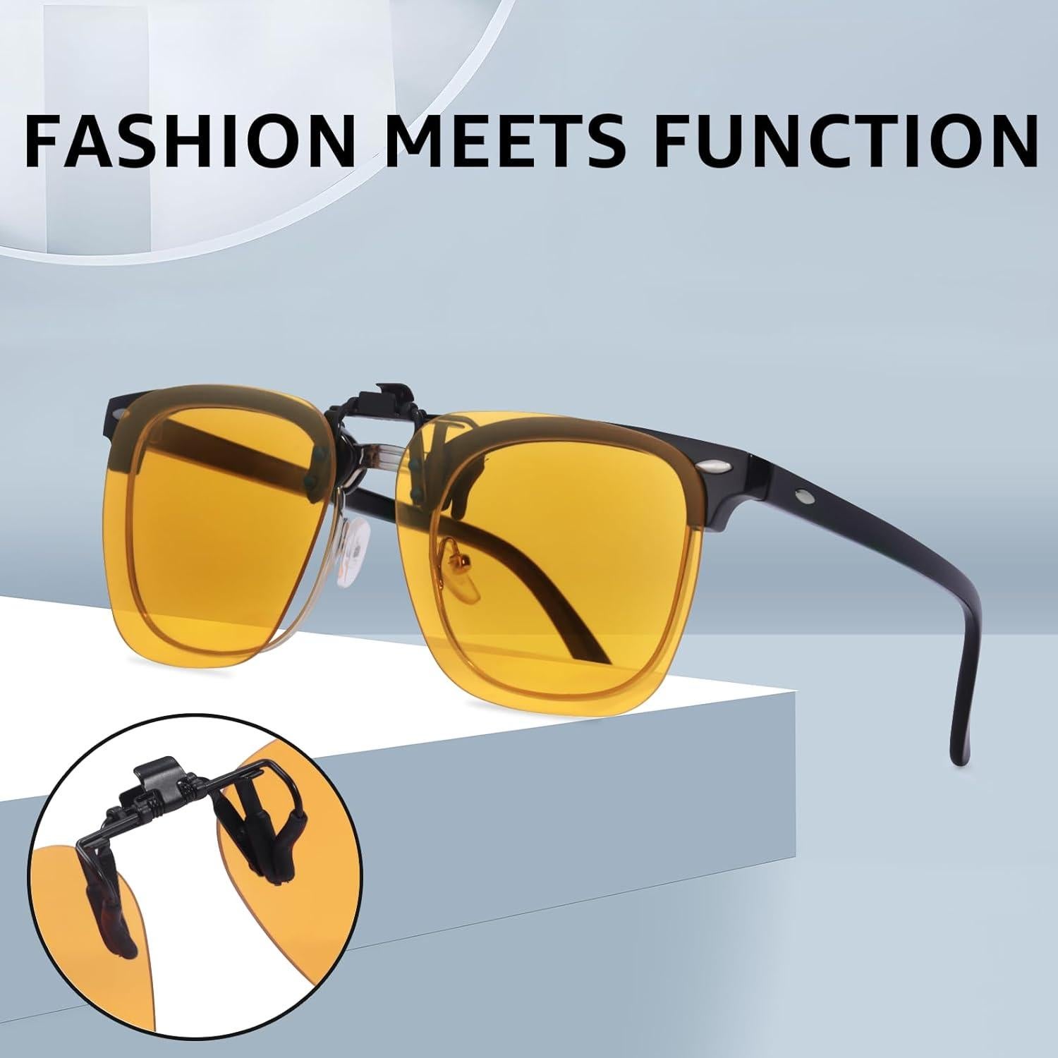 Gafas Clip On Trysee TS103 Bloqueo Luz Azul 56mm