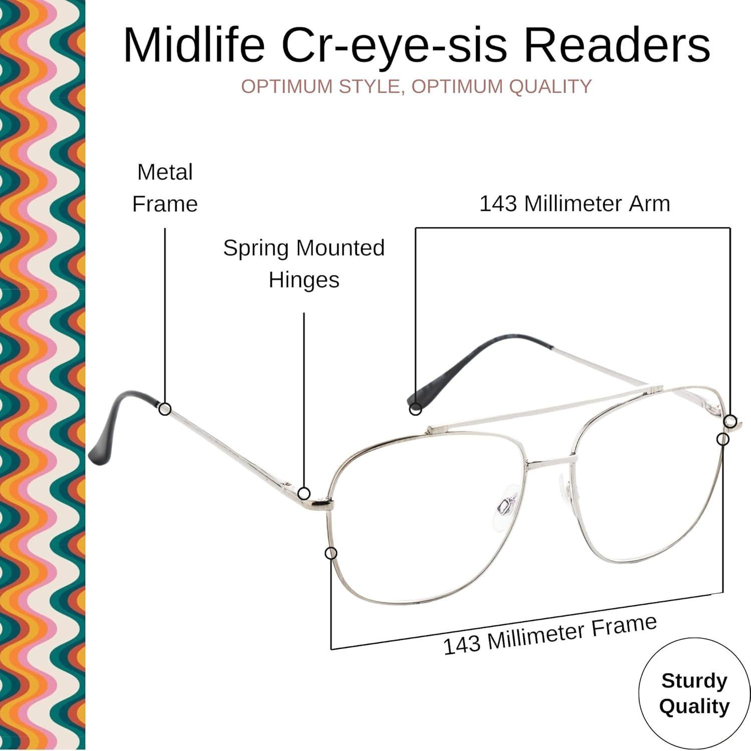 Gafas de Lectura con Filtro Luz Azul Marca X - Aumento 2.5x