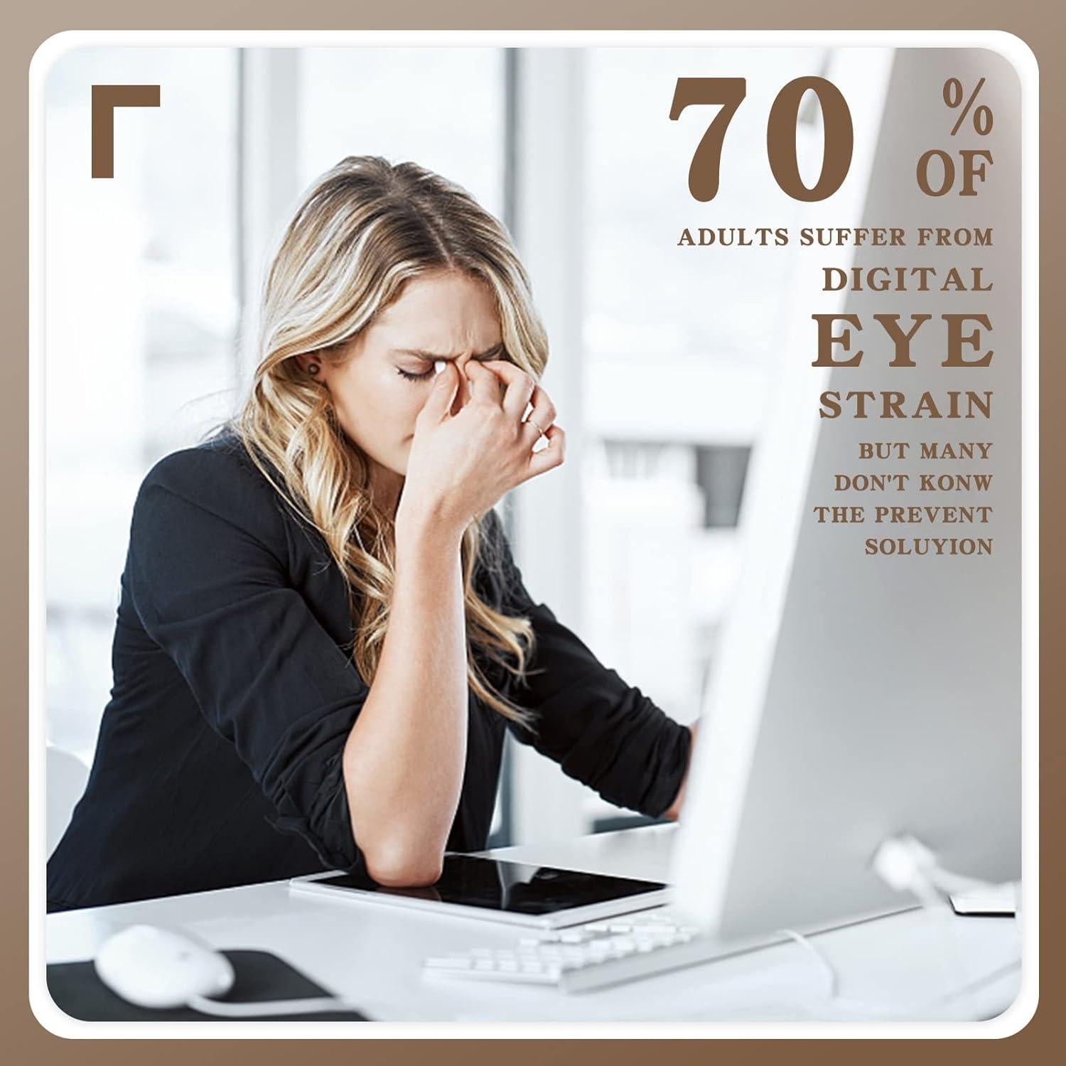 Gafas bloqueadoras luz azul FONHCOO unisex Carey TR90