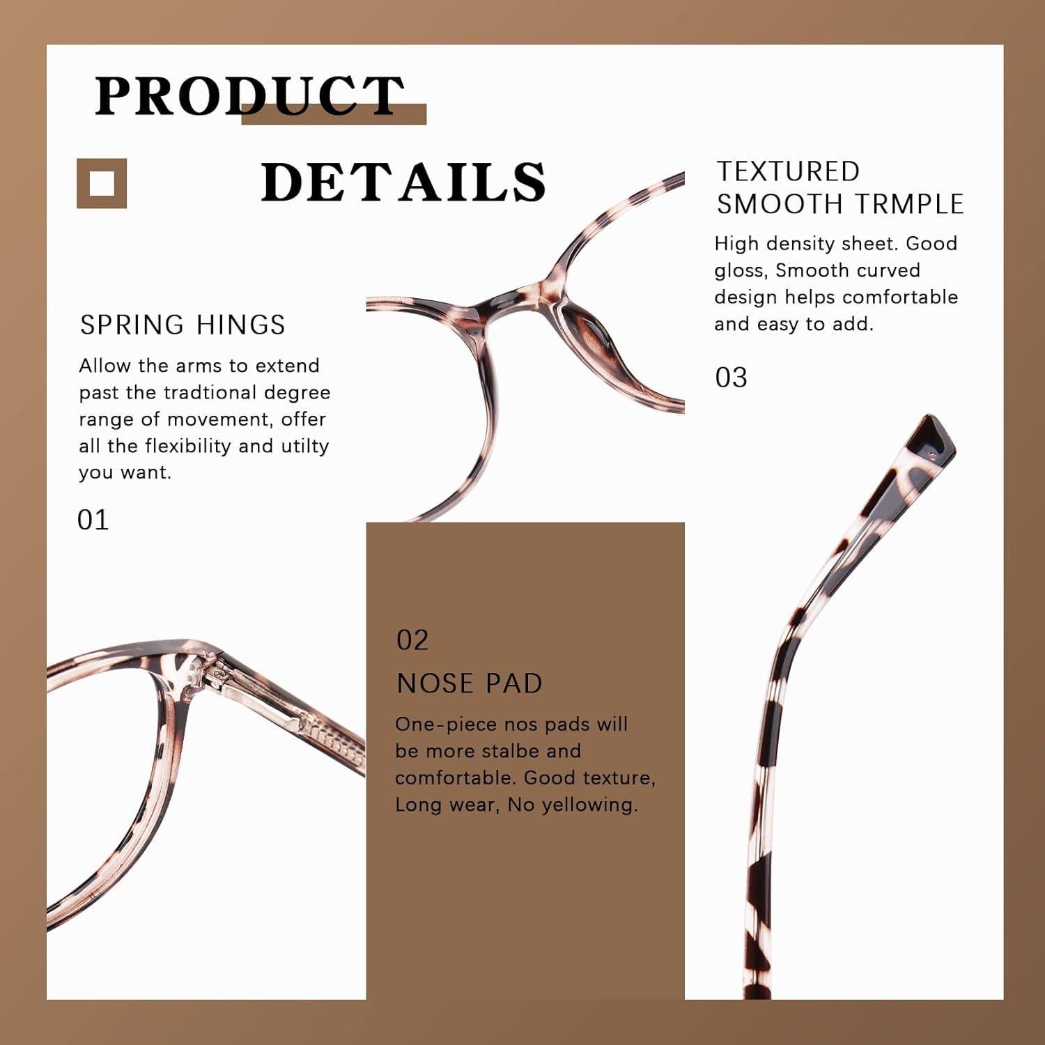 Gafas bloqueadoras luz azul FONHCOO unisex Carey TR90