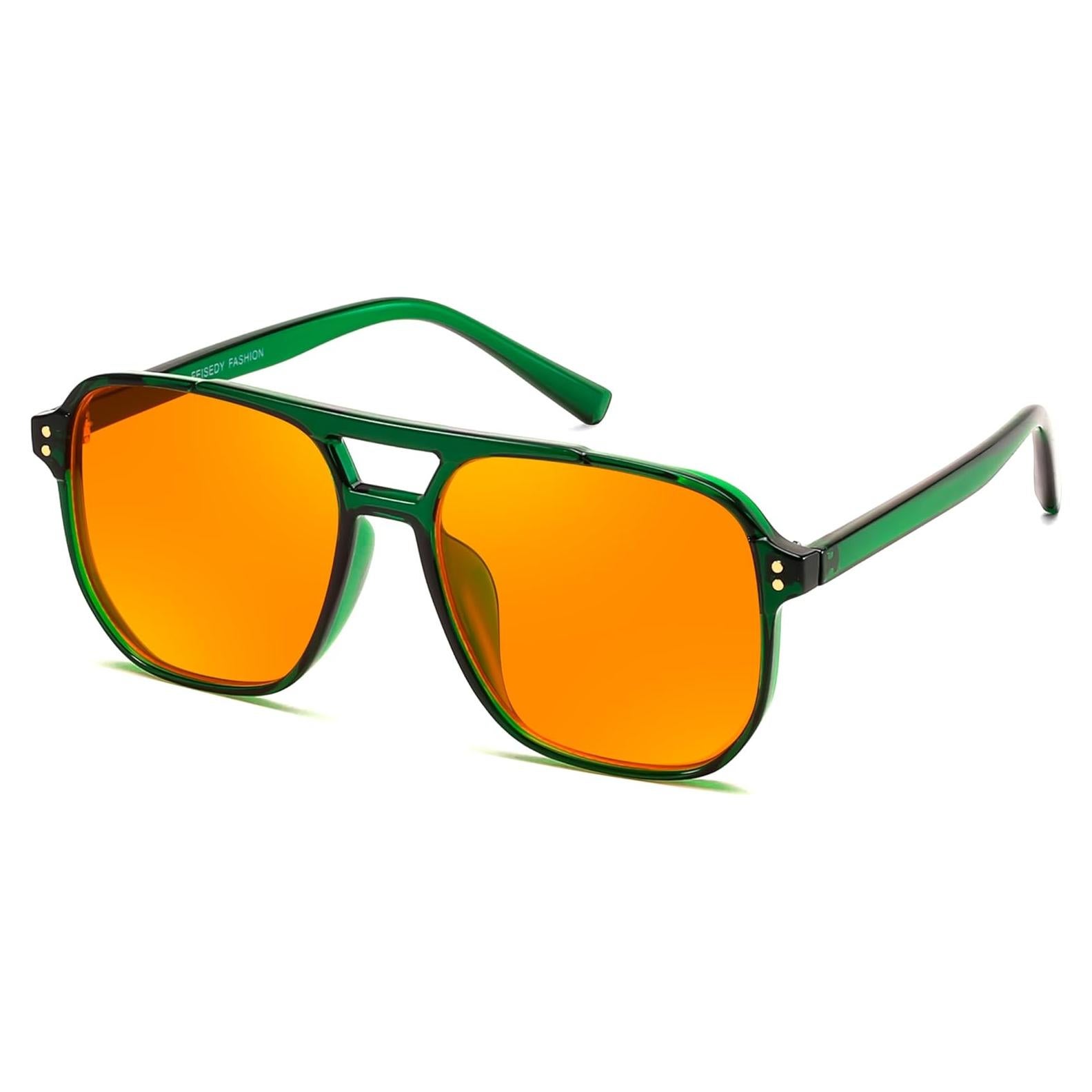 Gafas Anti Luz Azul FEISEDY G2835 Verde Transparente