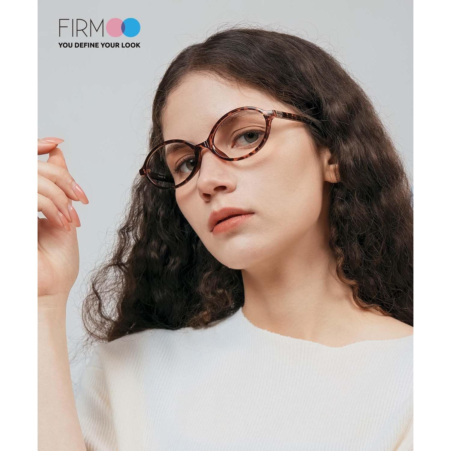 Gafas de luz azul Firmoo para mujer estilo retro carey