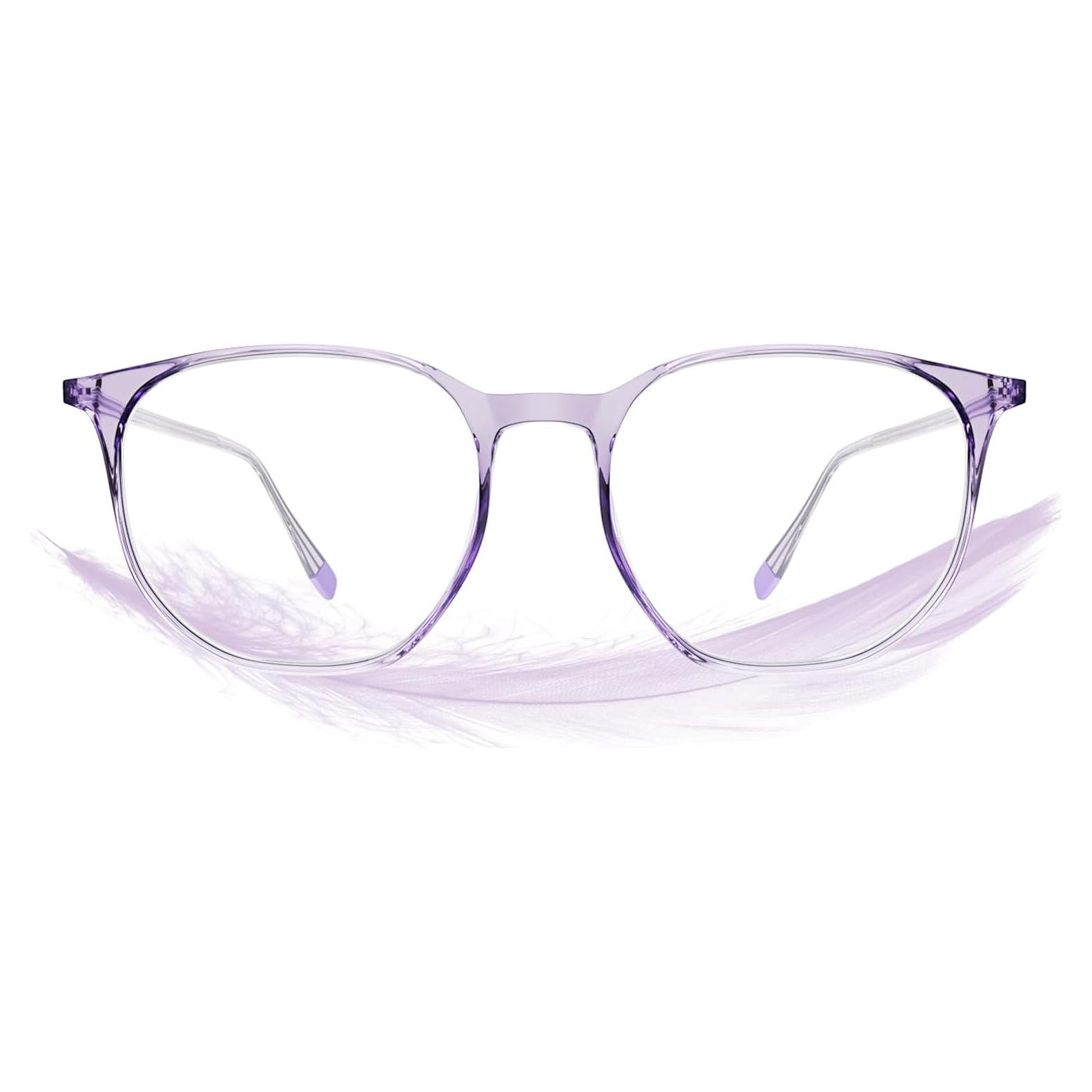 Gafas de Luz Azul ROCKNIGHT para Mujeres Marco Gris Púrpura