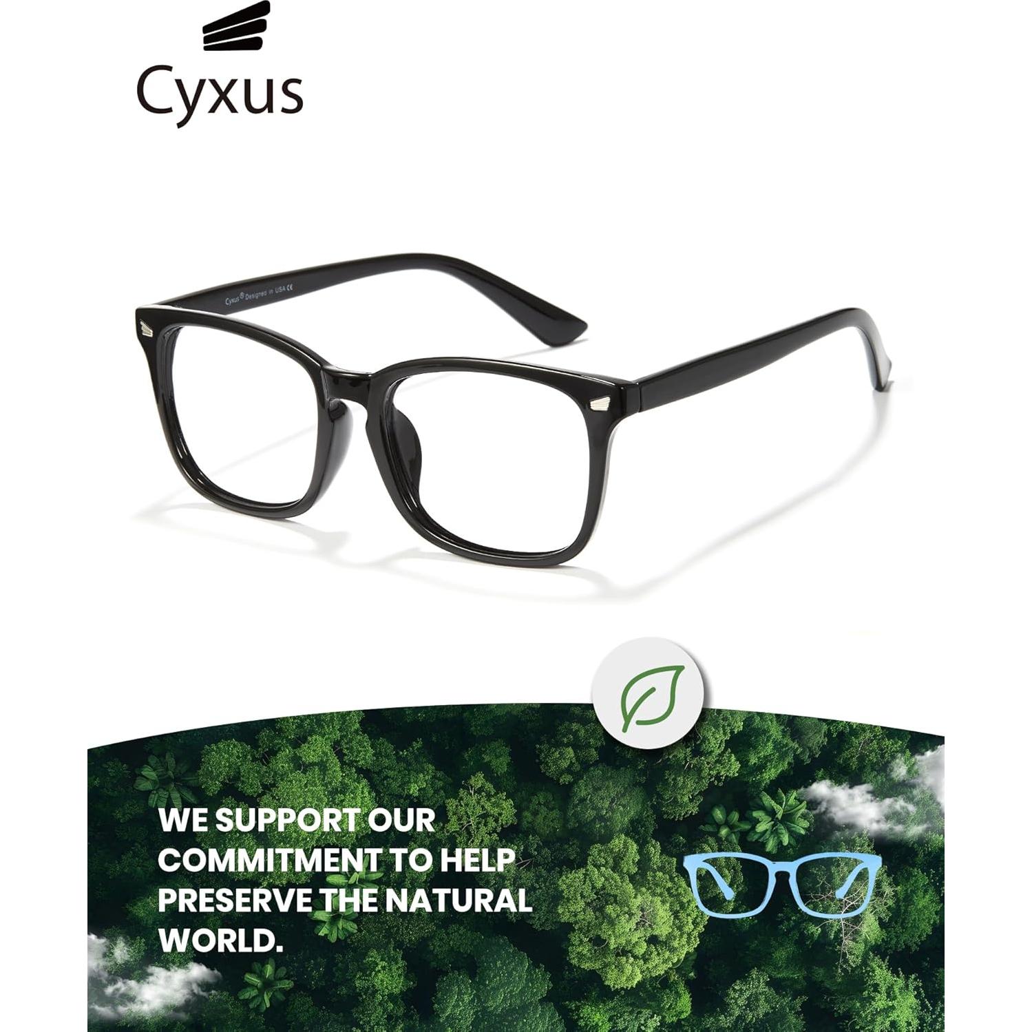 Gafas de luz azul Cyxus UV para hombres y mujeres 8082