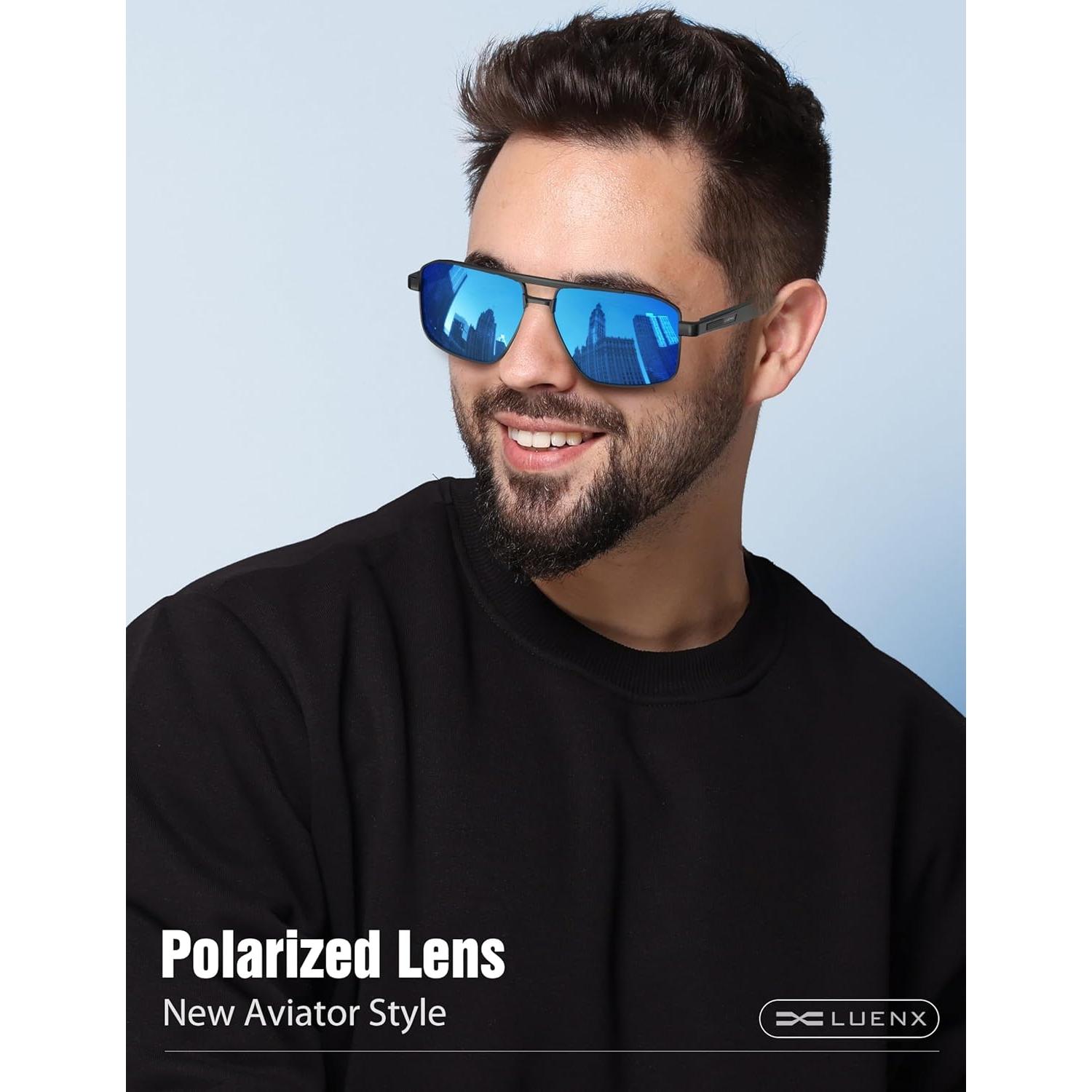 Gafas de Sol LUENX Aviador Polarizadas UV400 Unisex
