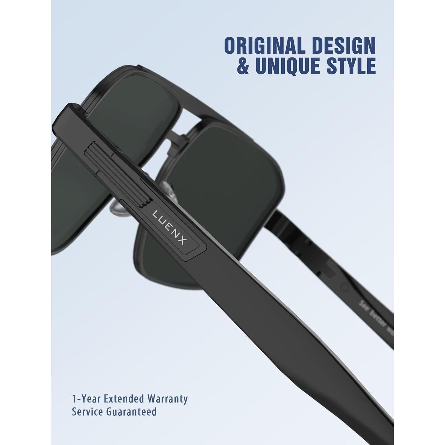 Gafas de Sol LUENX Aviador Polarizadas UV400 Unisex