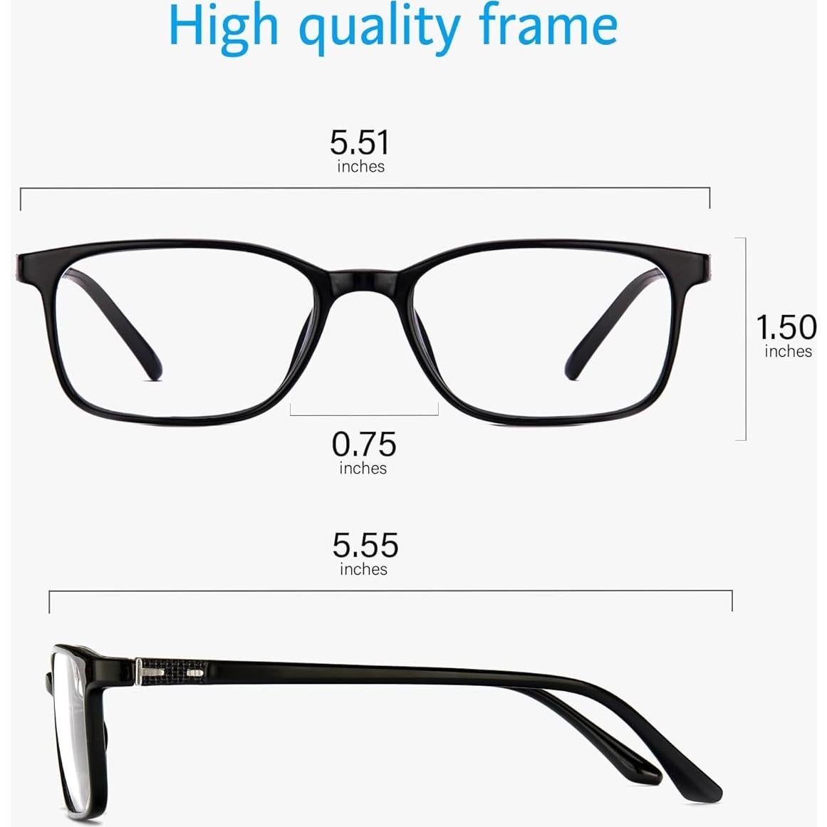 Gafas ANRRI Bloqueo Luz Azul Unisex Montura Ligera