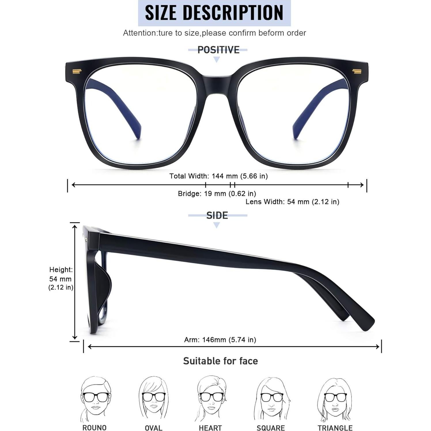 Gafas PANNER Antirreflejo Bloqueo Luz Azul para PC