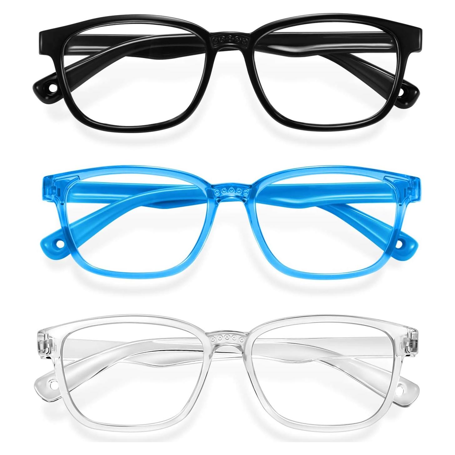 Gafas de luz azul Okany para niños 3 paquetes protección UV