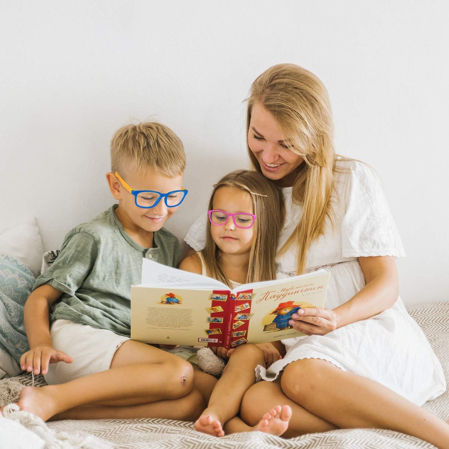 Gafas de luz azul Okany para niños 3 paquetes protección UV